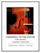 Farewell to the Violin Unaccompanied Violin Solo P.O.D. cover